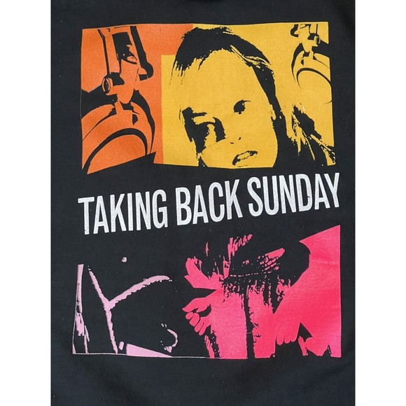 Taking Back Sunday "Your Best Bet" Full-Zip Hoodie | Vintage | Y2K | Size M - Picture 6 of 11